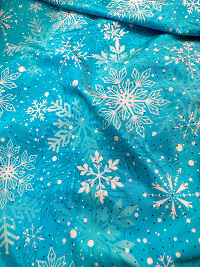 Frozen Snowflakes Sparkle Running Skirt