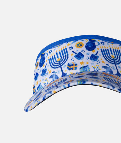 Hanukkah Headsweats Running Visor