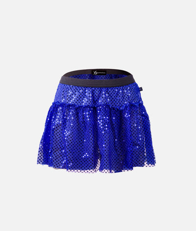 Jr. Royal Blue Sparkle Running Skirt