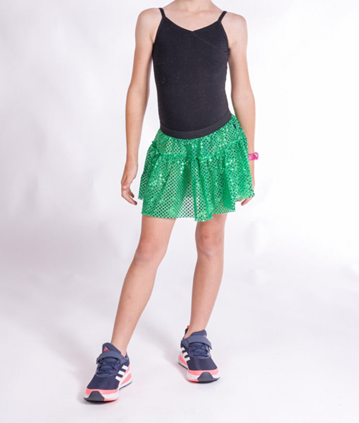 Green 2025 running skirt