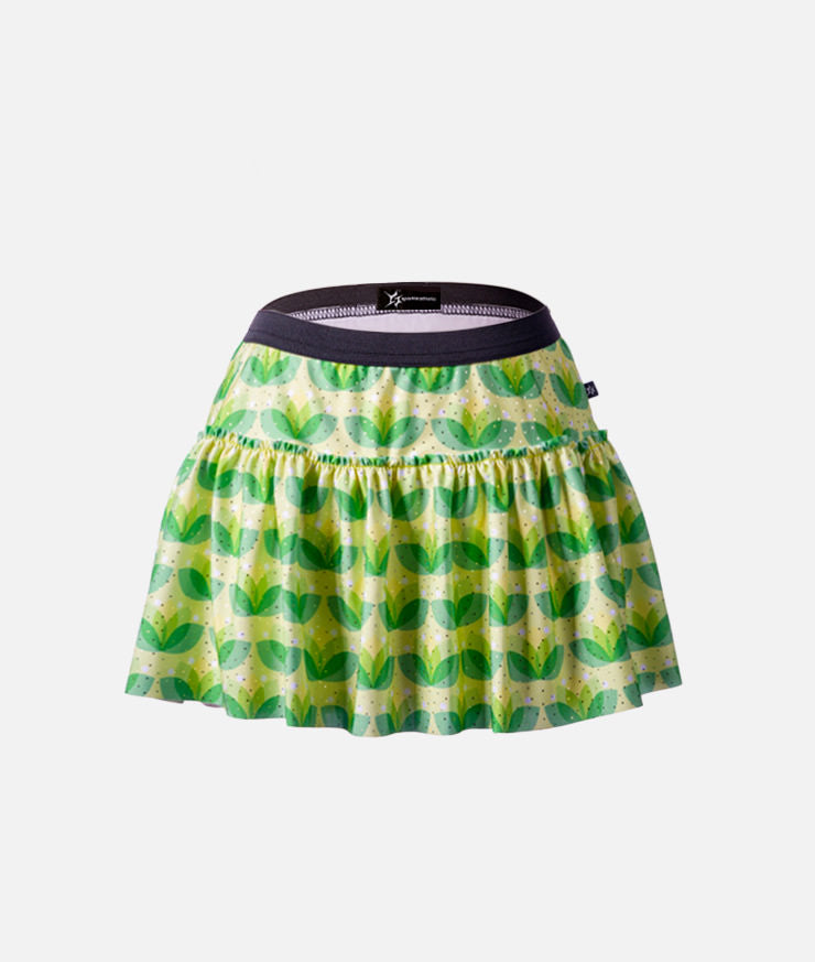 Lily Pad Sparkle Running Skirt