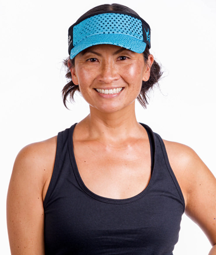 Turquoise Sparkle Headsweats Running Visor Sparkle Athletic