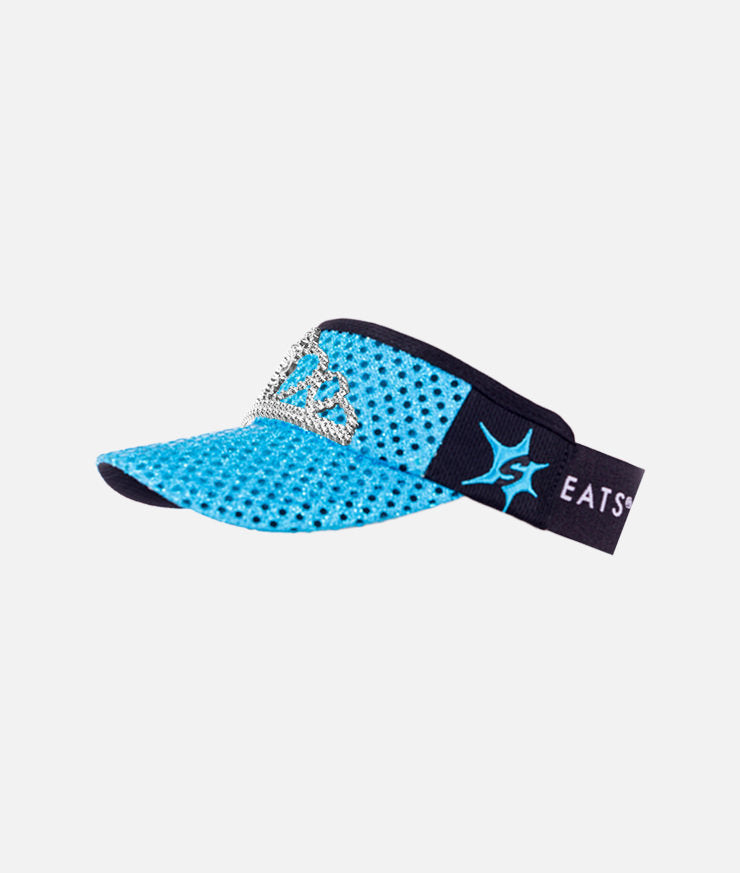 Turquoise Tiara Sparkle Headsweats Running Visor – Sparkle  display picture 1