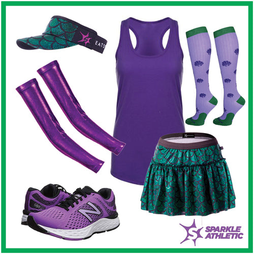 Running Pretty Mermaid Princess Running Costume – Sparkle Athletic