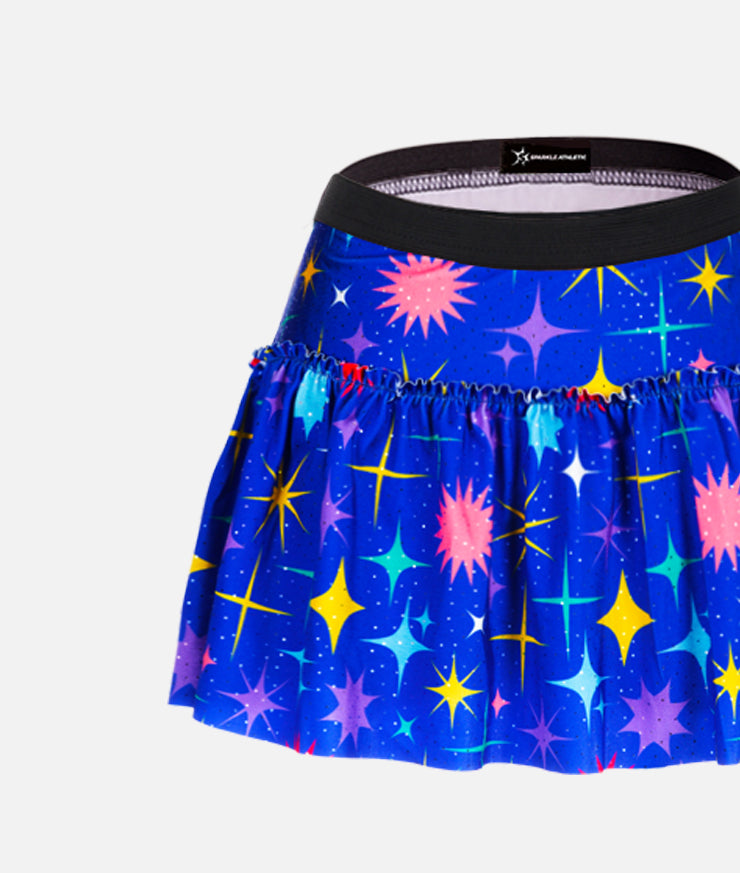 Cosmic Star 70th Sparkle Running Skirt