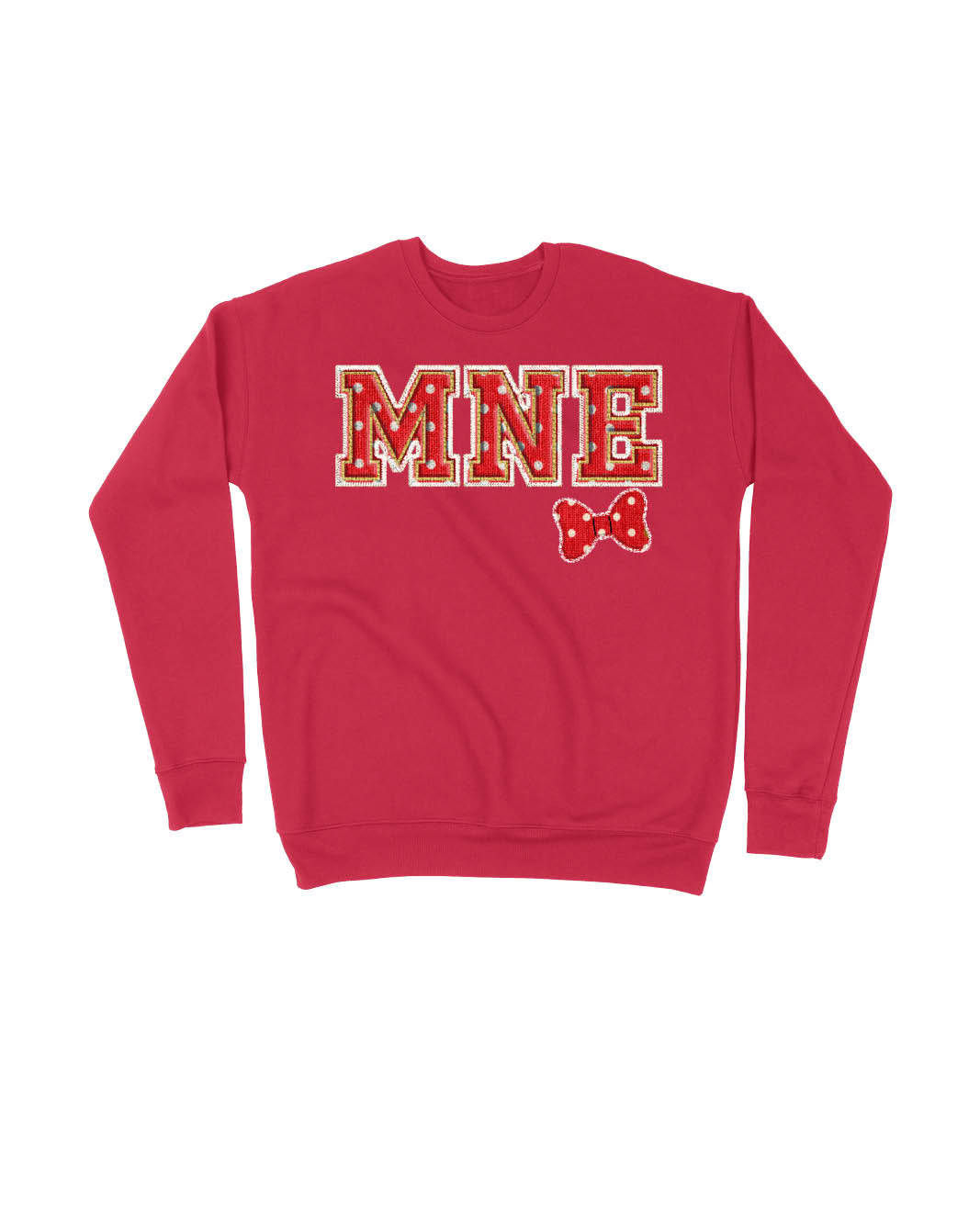 MNE Red Sorority Letters