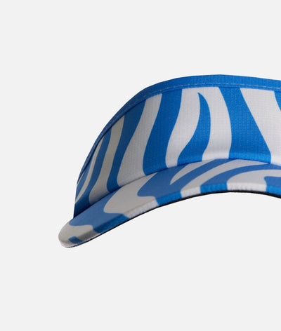 Blue Zebra Headsweats Running Visor