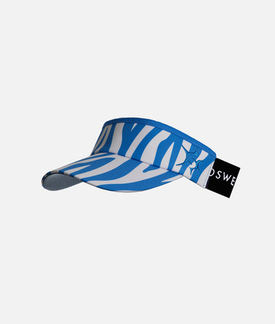 Blue Zebra Headsweats Running Visor