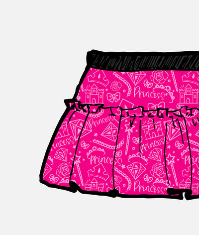 COMING SOON! Sleeping Pink Princess Sparkle Running Skirt