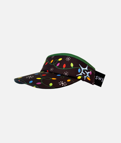 Christmas Lights Headsweats Running Visor