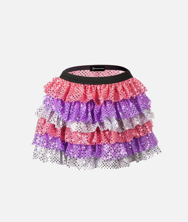 Daisy Ruffle Sparkle Running Skirt