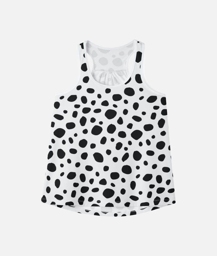 Dalmatian Flowy Tank Top