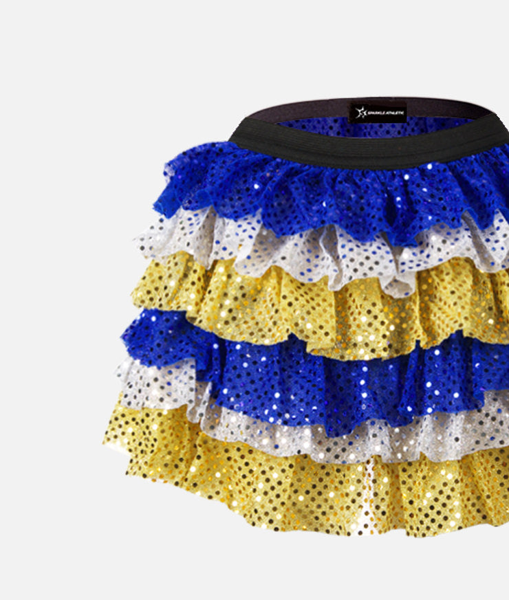 Donald Ruffle Sparkle Running Skirt