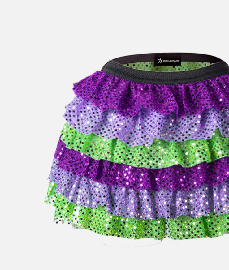 I'm Dopey Ruffle Sparkle Running Skirt