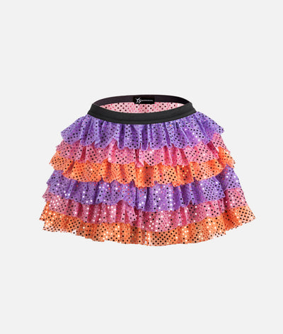 Figment of Imagination Ruffle Sparkle Running Skirt