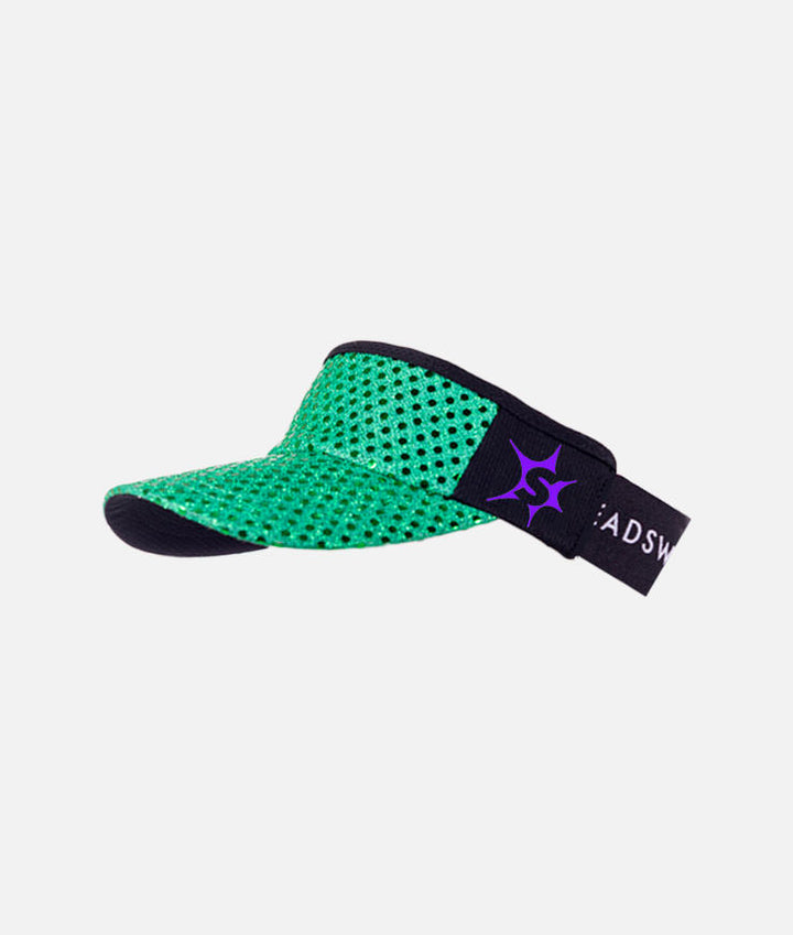 Green Sparkle Headsweats Running Visor – Sparkle Athletic