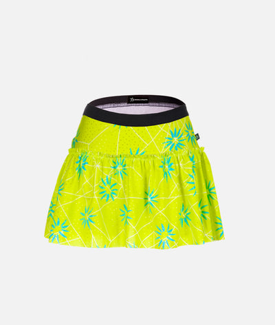 Joyful Flowers Sparkle Running Skirt