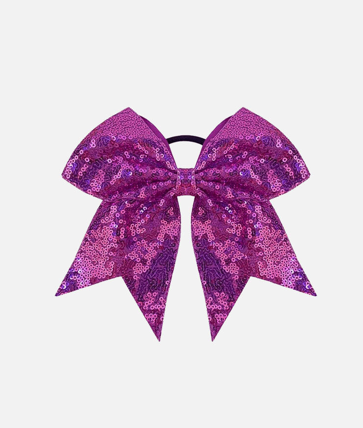 Light Purple Sparkle Hair Bow