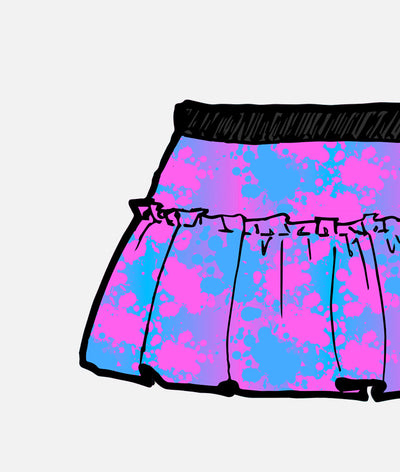 COMING SOON! Make it Pink Sparkle Running Skirt