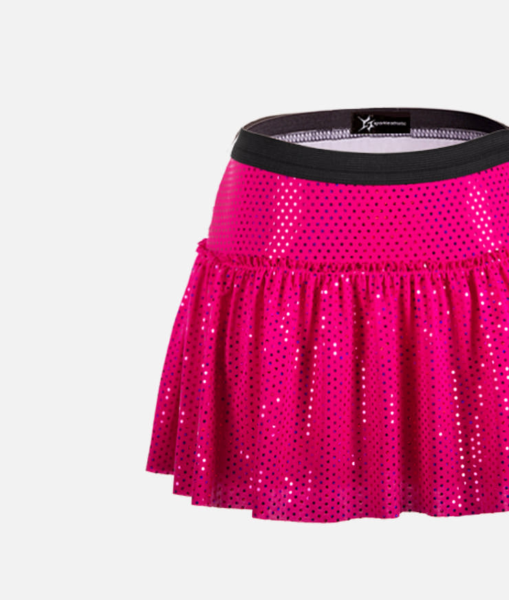 Neon Pink Specialty Sparkle Running Skirt – Sparkle Athletic