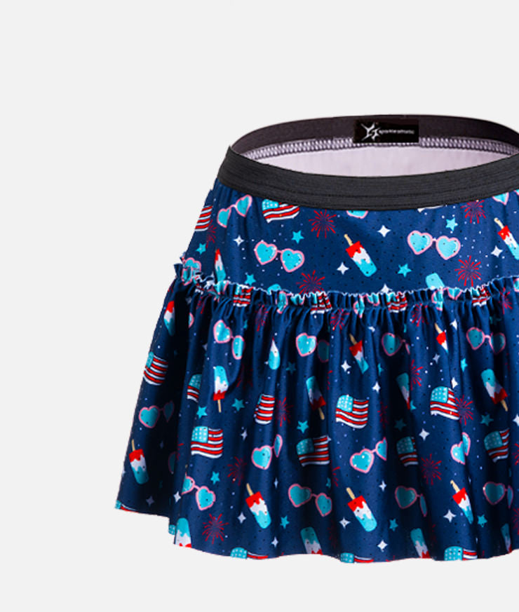 Summer Celebration Sparkle Running Skirt – Sparkle Athletic