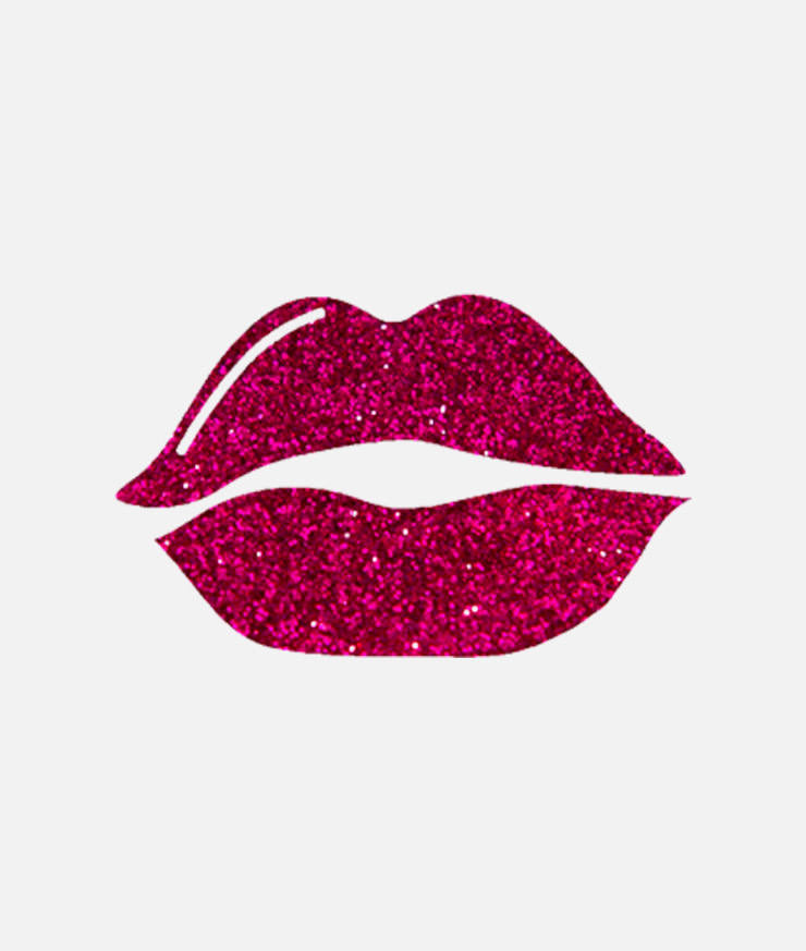 Fuschia Sparkle Lips