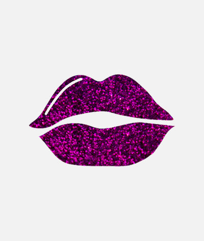 Purple Sparkle Lips