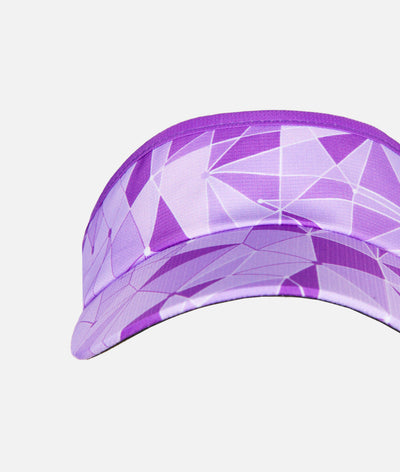 Purple Wall Headsweats Running Visor