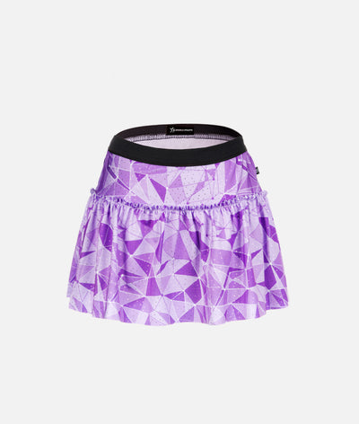 Purple Wall Sparkle Running Skirt