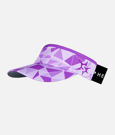 Purple Wall Headsweats Running Visor