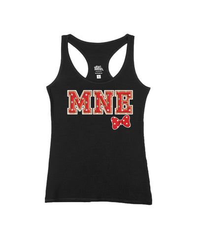 MNE Red Sorority Letters