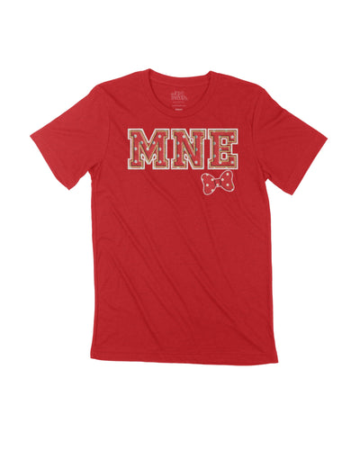 MNE Red Sorority Letters