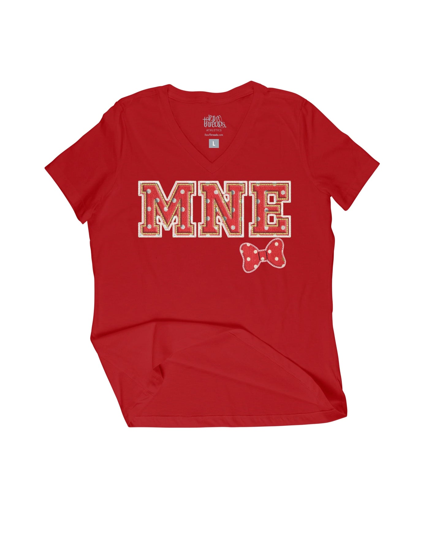 MNE Red Sorority Letters