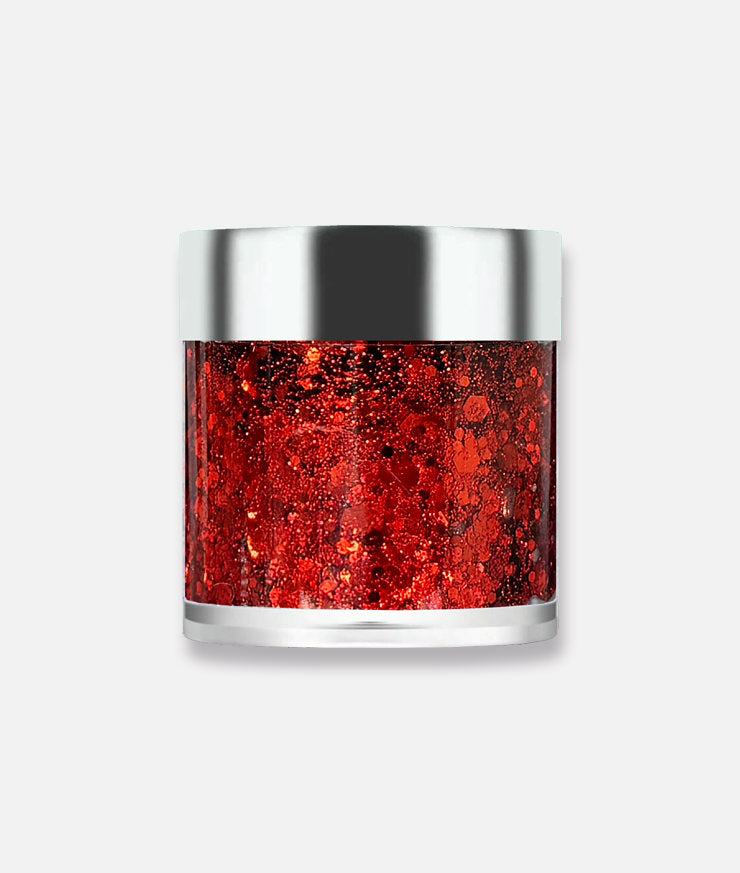 Red Body Glitter Gel