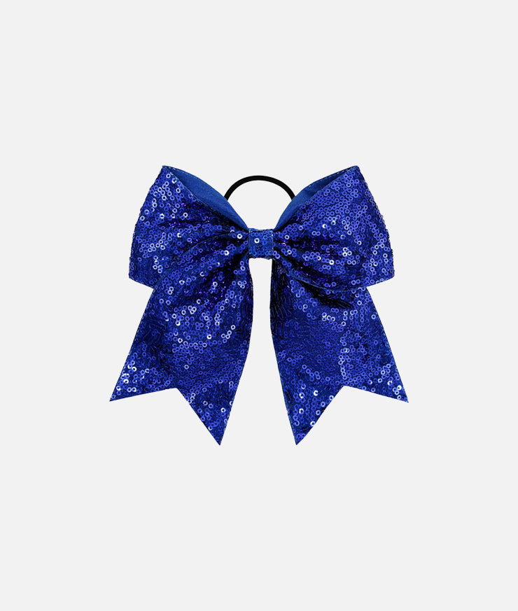 Royal Blue Sparkle Hair Bow