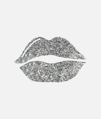 Silver Sparkle Lips