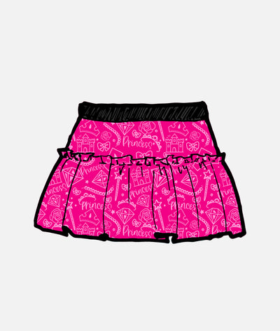 COMING SOON! Sleeping Pink Princess Sparkle Running Skirt