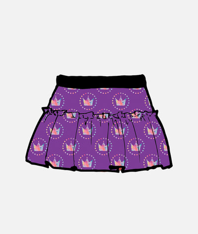 TRPF Crowns Sparkle Running Skirt