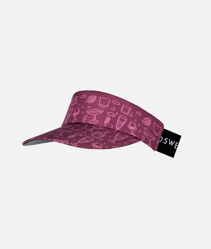 Wine & Cheese Headsweats Running Visor