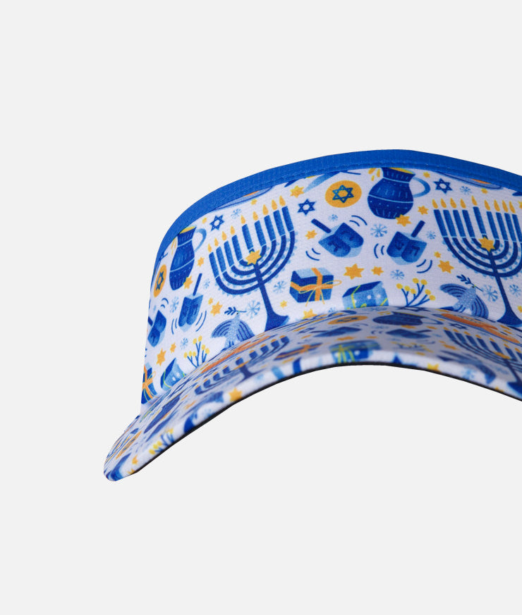 Hanukkah Headsweats Running Visor