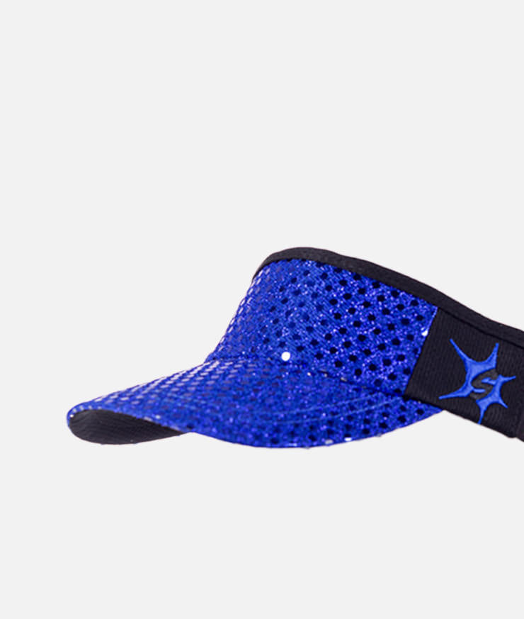Royal Blue Sparkle Headsweats Running Visor – Sparkle Athletic