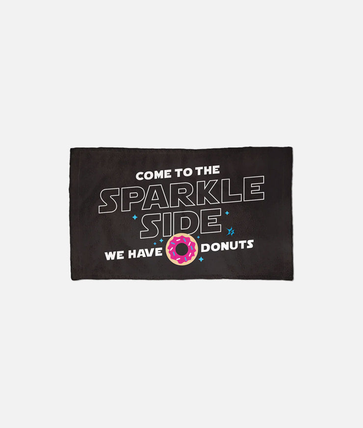 Come to the Sparkle Side We Have Donuts Workout Towel