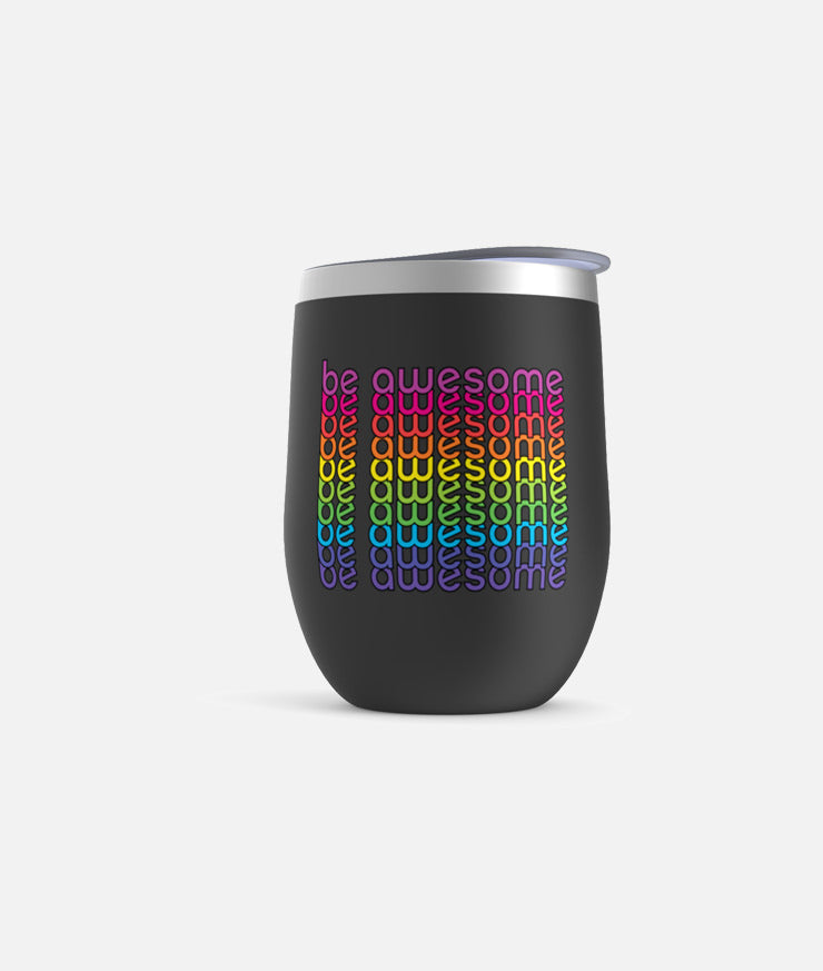 Insulated Tumbler with Be Awesome x10
