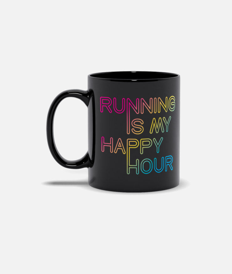 Running is My Happy Hour Mug