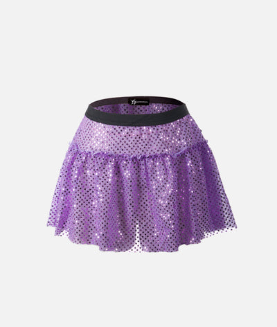 Lilac Sparkle Running Skirt