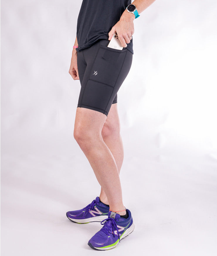 Black Spandex Running Shorts – Sparkle Athletic