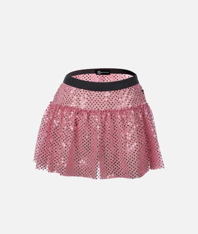 light pink running skirt Sparkle Athletic