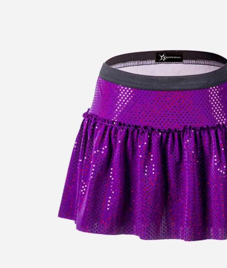 Purple Specialty Sparkle Running Skirt