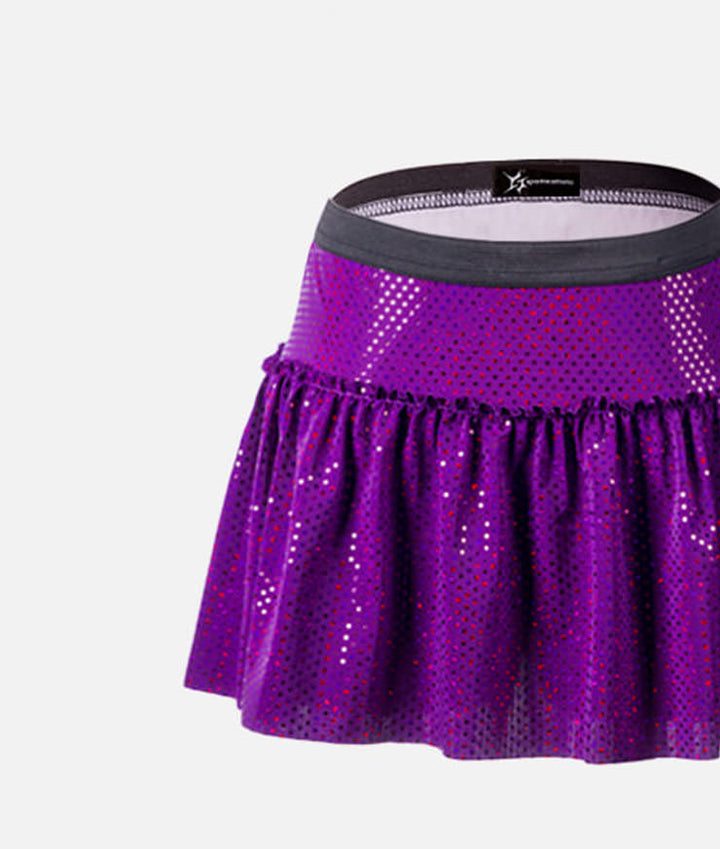 Grape Purple Specialty Sparkle Running Skirt Sparkle Athletic