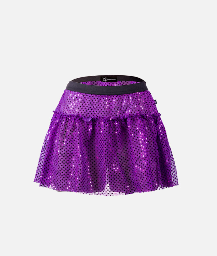 Purple Sparkle Running Skirt